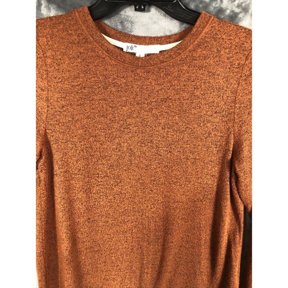 Jolt Women’s Pullover Size Small Long Sleeve Rust Color Bottom Lace Trim - Picture 6 of 10